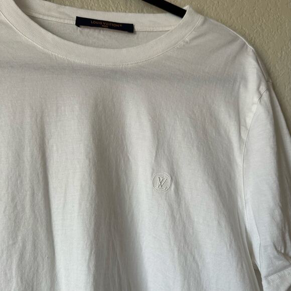 Louis Vuitton Crew Neck Short Sleeve Tee White Size XL - Picture 2 of 5